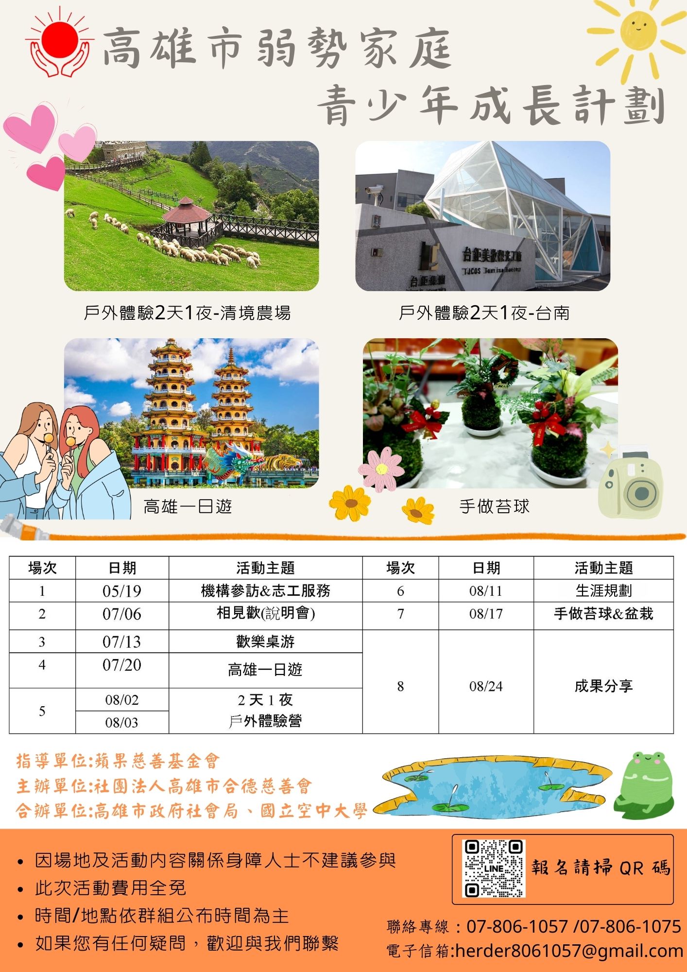 113高雄市弱勢家庭-青少年成長計劃(標題圖檔)